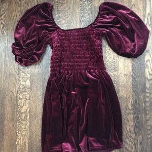 Urban Outfitters Velvet Romper